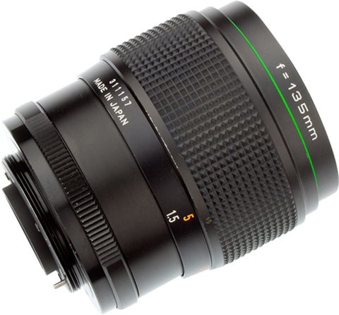 Objectif Photo Vintage Hanimex Automatic 135mm F/2.8 Pour Appareils Argentiques